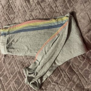 Lounge girls pants with stripe